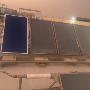 Replace solar heater panel