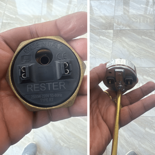 Rester Made in Italy Solar Water Heater Heating Element 2.5KW 220V Type RT – Original Compatible Spare Part