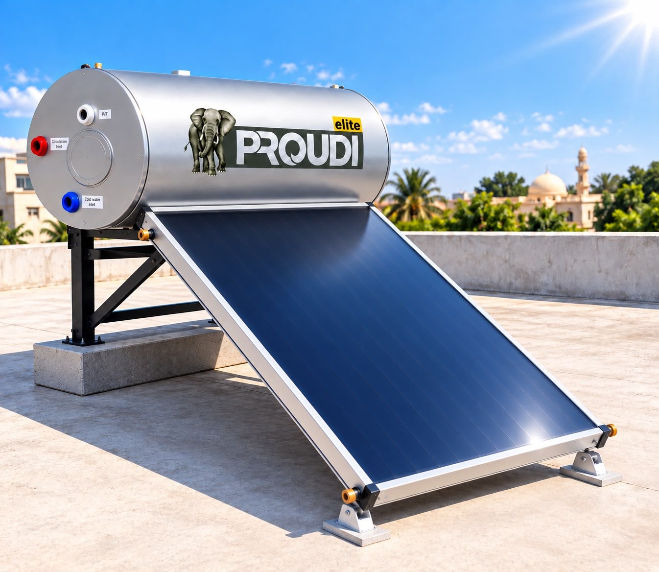 PROUDI ELITE 200L Solar Water Heater Full System