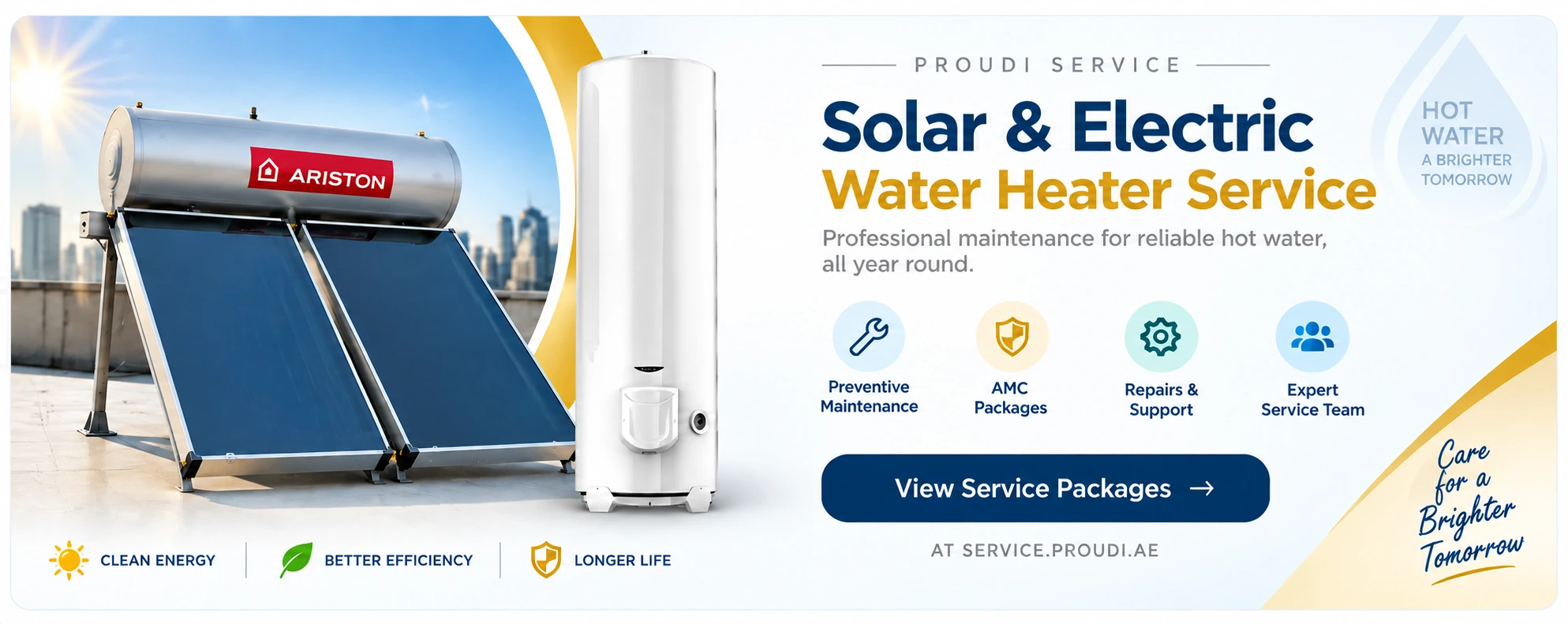 PROUDI Solar and Electric Water Heater Service